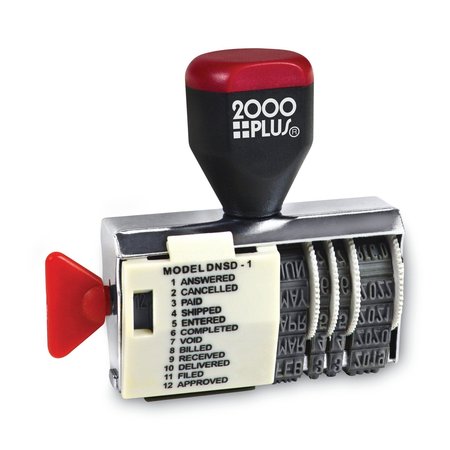 COSCO Dial-N-Stamp, 12 Phrases, Five Years, 1.5 x 0.13 010180